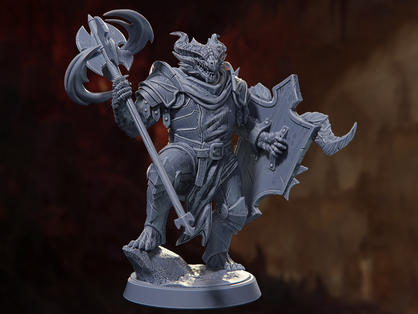 Pa'arthun, the Golden - A Clutch of Hope - Highly Detailed Resin 8k 3D Printed Miniature