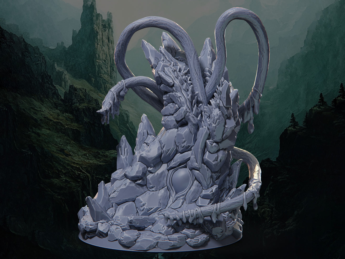 Roper - The Blackspire Peak - Highly Detailed Resin 8k 3D Printed Miniature