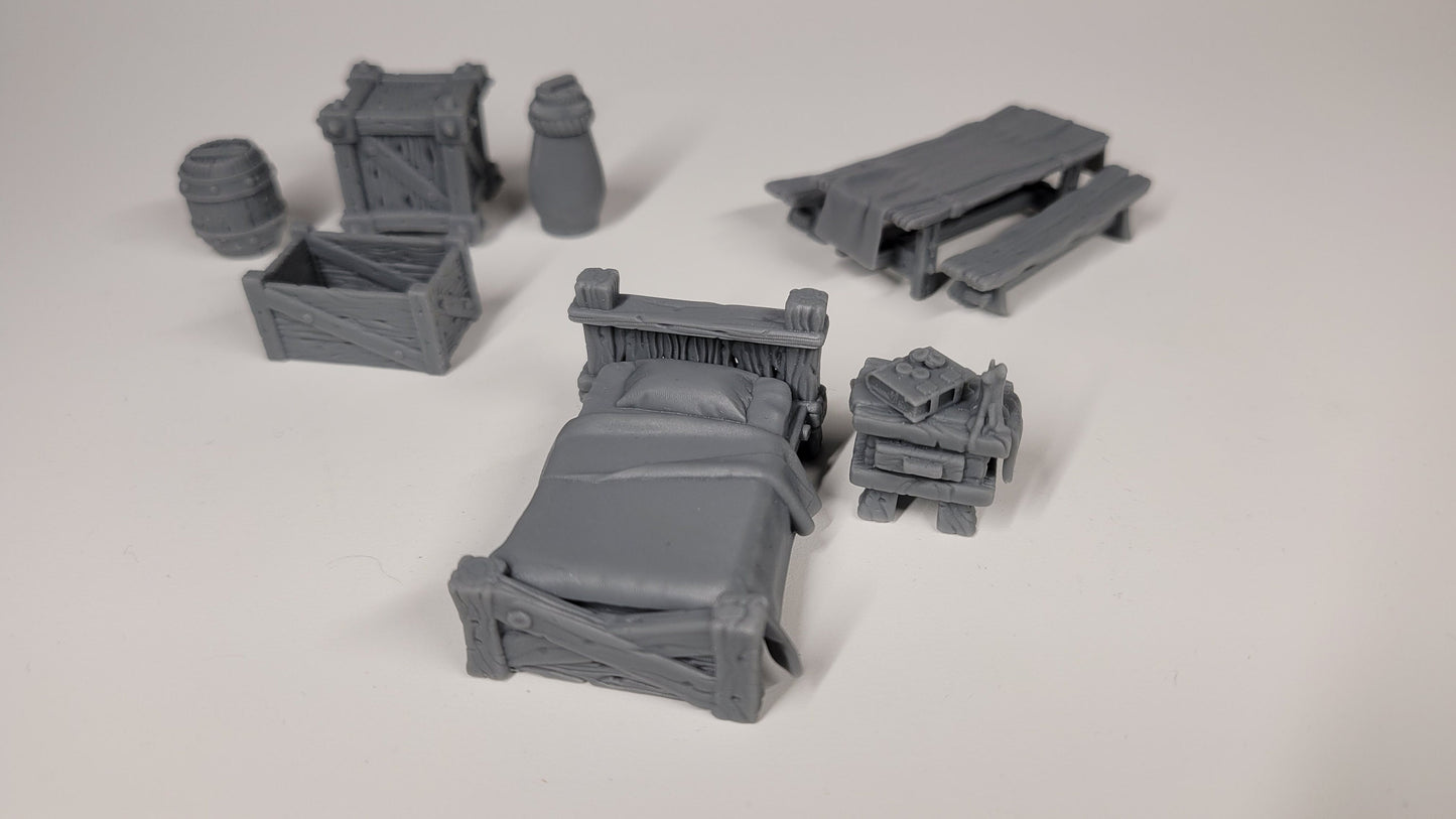 Small 2 Story House - City of Firwood - Playable D&D Terrain/Scenery