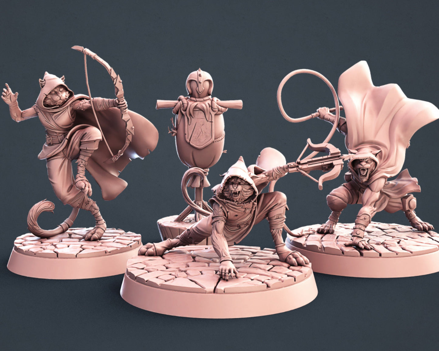 Tabaxi Miniatures - High Detail Resin 3D Printed Miniatures