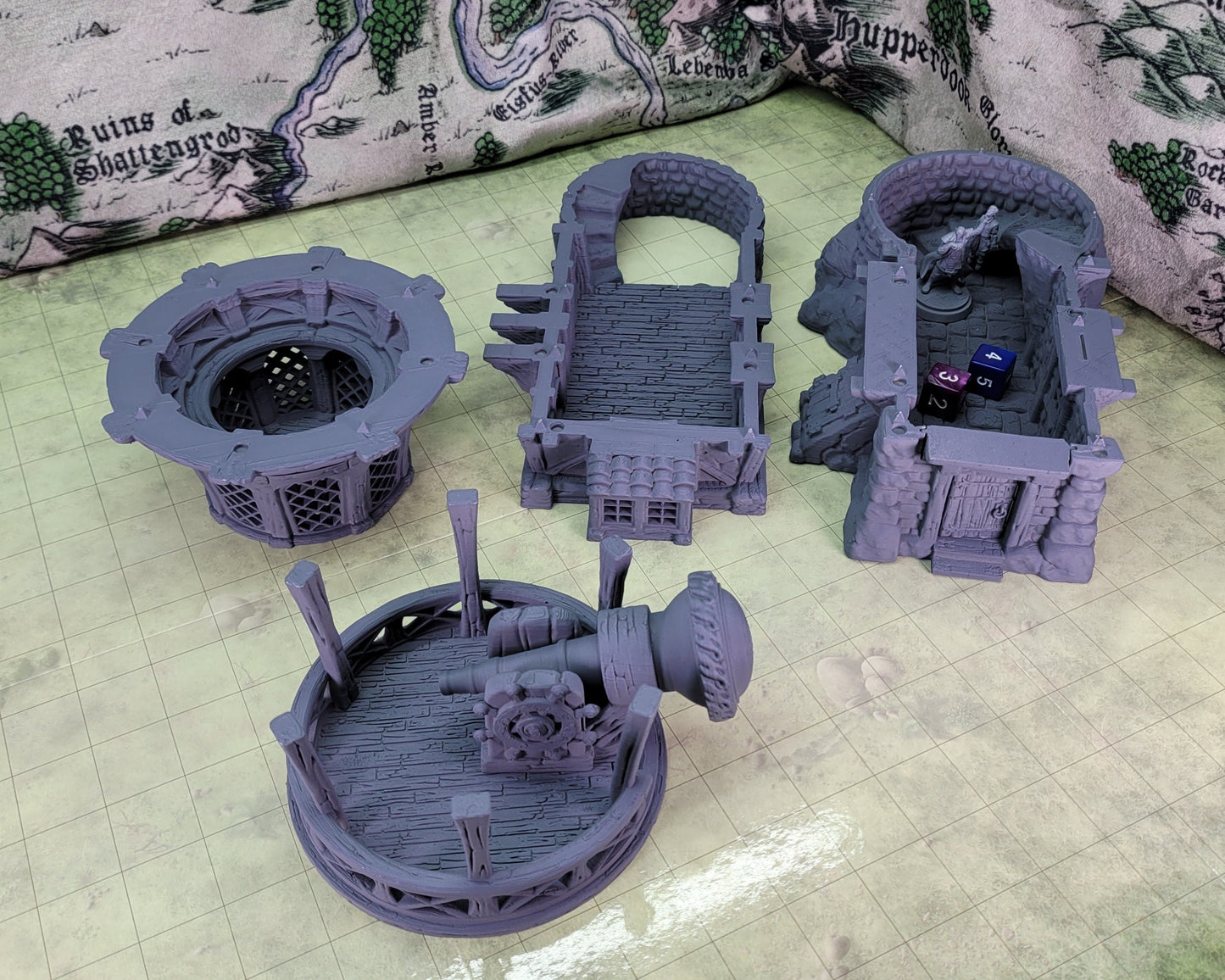 Observatory - City of Firwood - Playable D&D Terrain/Scenery