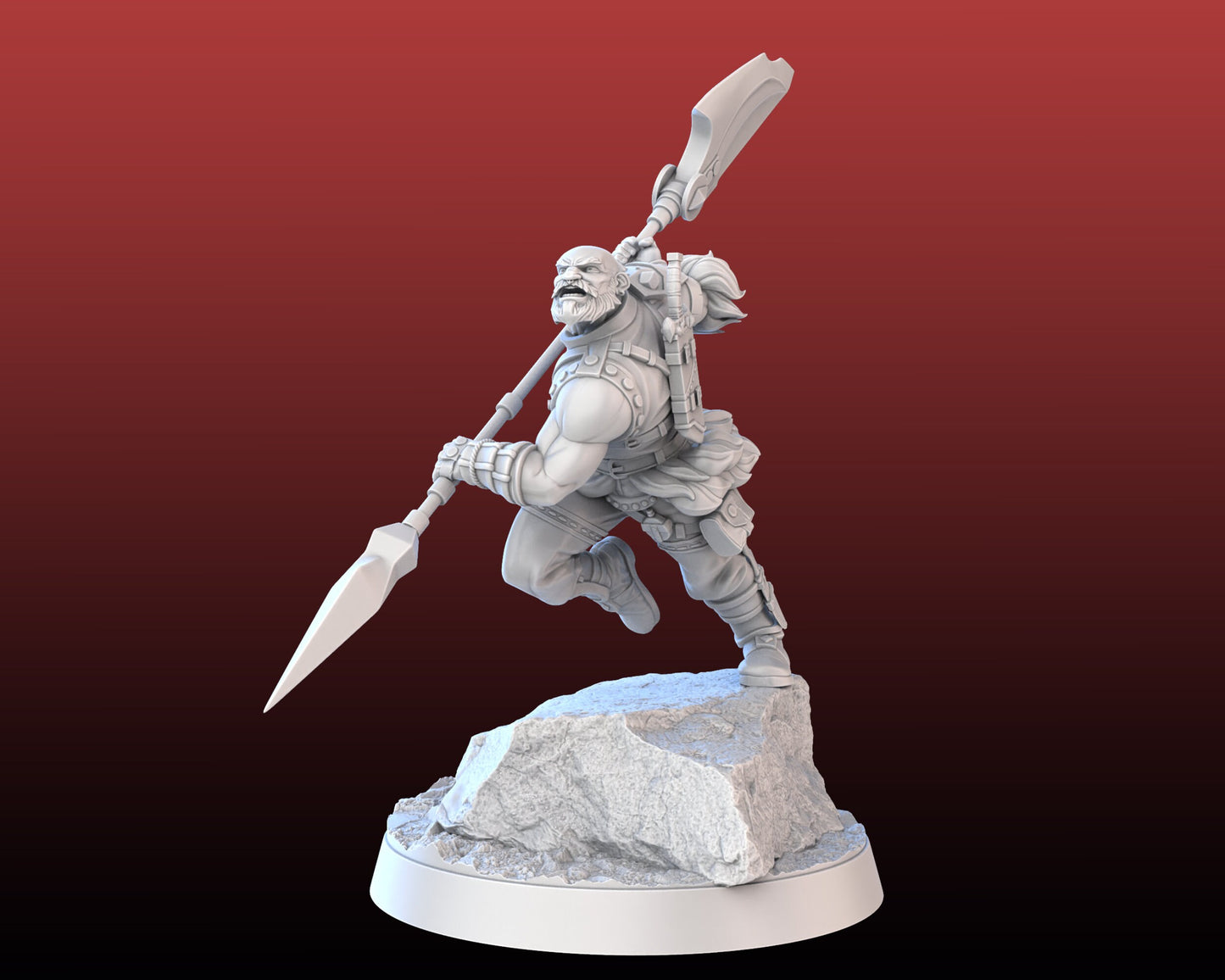 Dragon Hunter Set - High Detail Resin 3D Printed Miniatures and Props