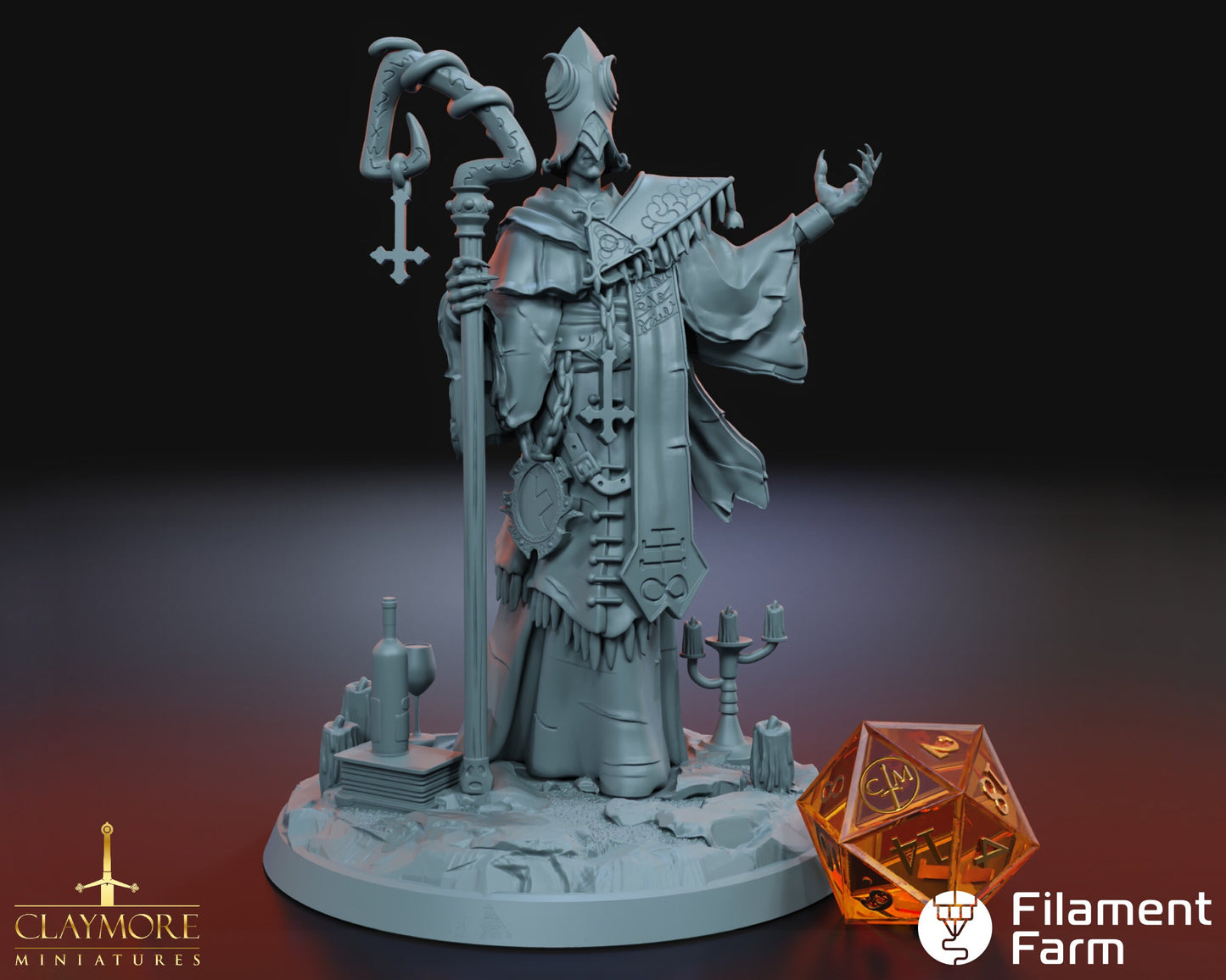 Greed Devil - Wages of Sin - Highly Detailed Resin 3D Printed Miniature