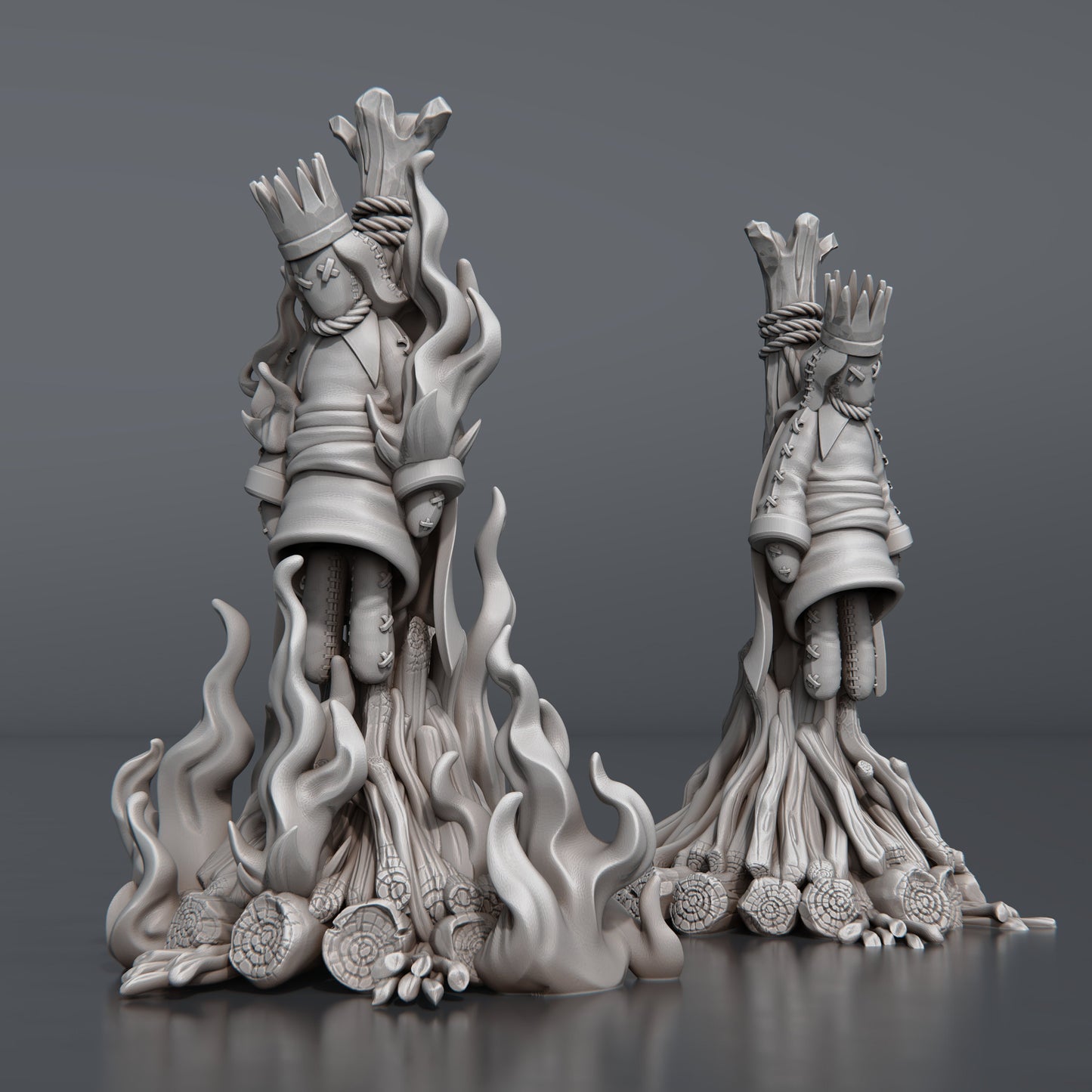 Town Riot Set- Highly Detailed Resin 8k 3D Printed Miniature