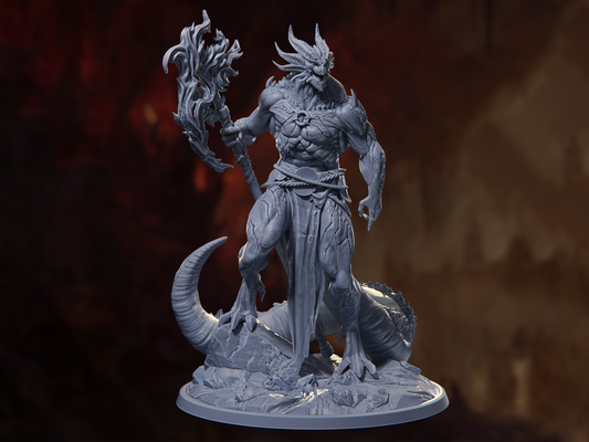 Superior Dragonspawn - A Clutch of Hope - Highly Detailed Resin 8k 3D Printed Miniature