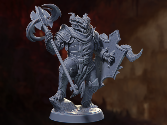 Pa'arthun, the Golden - A Clutch of Hope - Highly Detailed Resin 8k 3D Printed Miniature