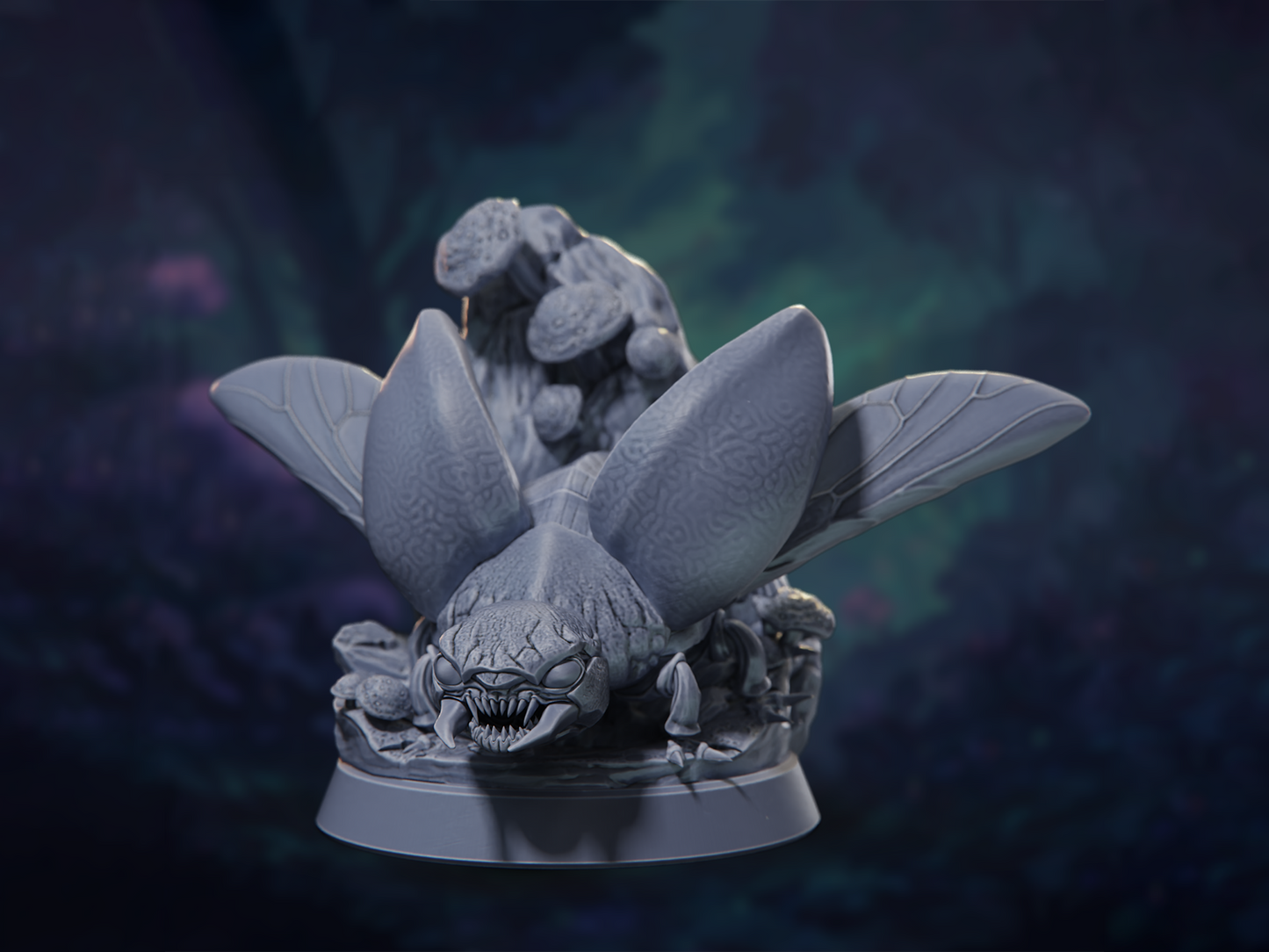 Man-Eating Ladybug - The Silk Dynasty - Highly Detailed Resin 8k 3D Printed Miniature