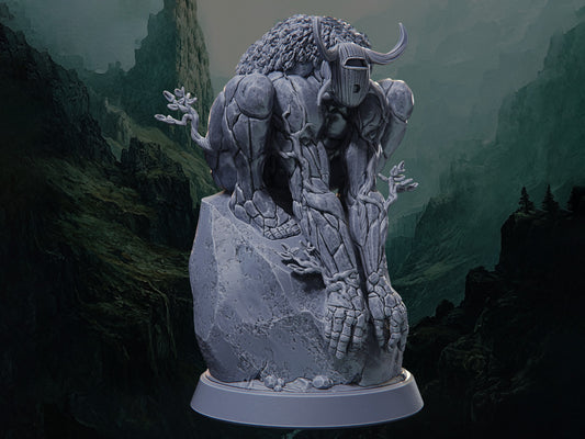 Spirit of the Mountain - The Blackspire Peak - Highly Detailed Resin 8k 3D Printed Miniature
