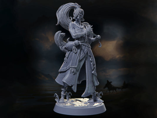 Esugen 'Thunder-Hand' (HERO) - Warriors of the Steppes - Highly Detailed Resin 8k 3D Printed Miniature