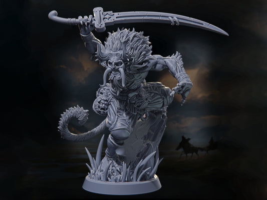 Lobsogoi - Warriors of the Steppes - Highly Detailed Resin 8k 3D Printed Miniature