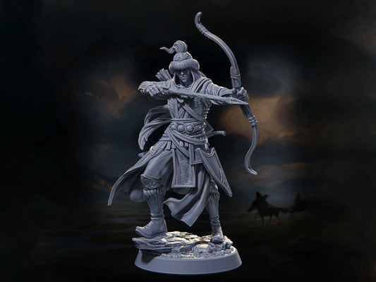 Ranger of the Steppes - Warriors of the Steppes - Highly Detailed Resin 8k 3D Printed Miniature