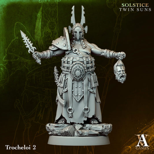 Trocheloi 02 - Twin Suns - Highly Detailed Resin 8k 3D Printed Miniature