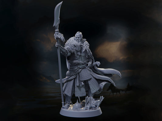 Warlord of the Steppes - Warriors of the Steppes - Highly Detailed Resin 8k 3D Printed Miniature
