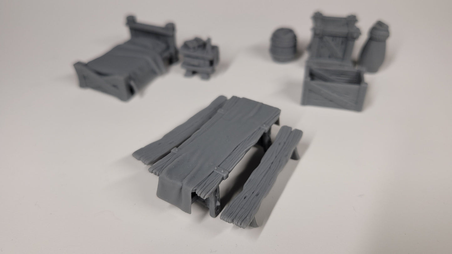 Small 2 Story House - City of Firwood - Playable D&D Terrain/Scenery