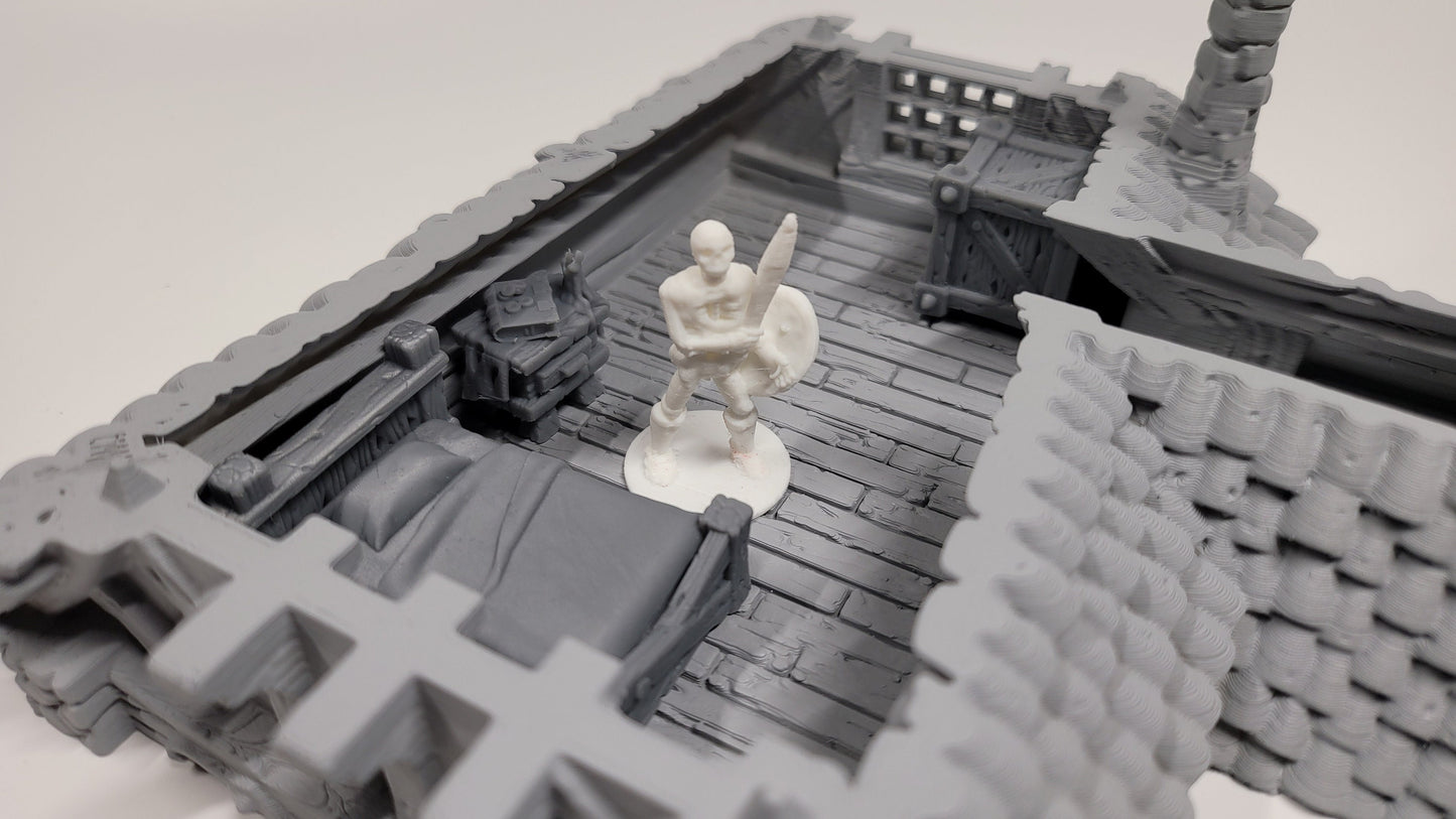 Small 2 Story House - City of Firwood - Playable D&D Terrain/Scenery