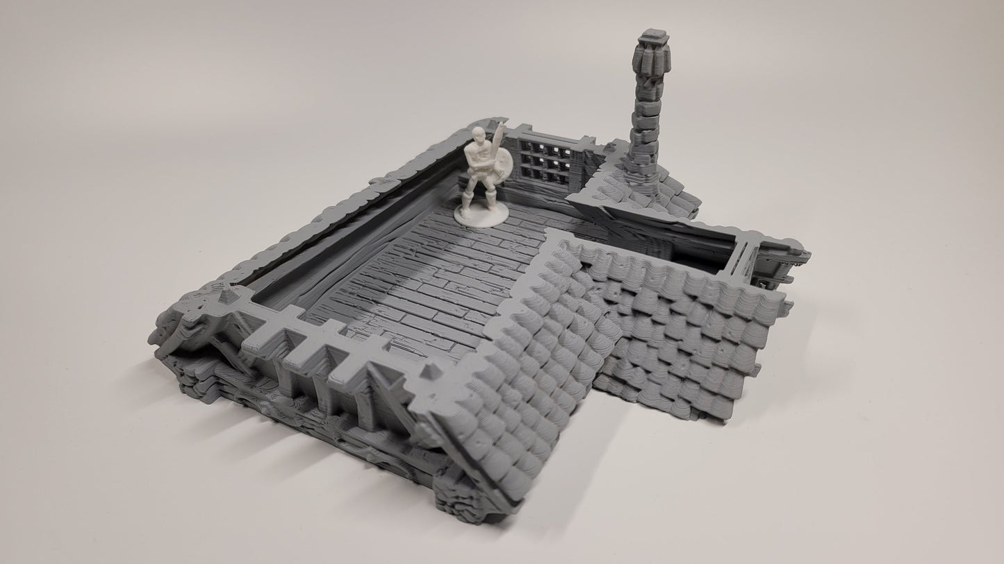 Small 2 Story House - City of Firwood - Playable D&D Terrain/Scenery