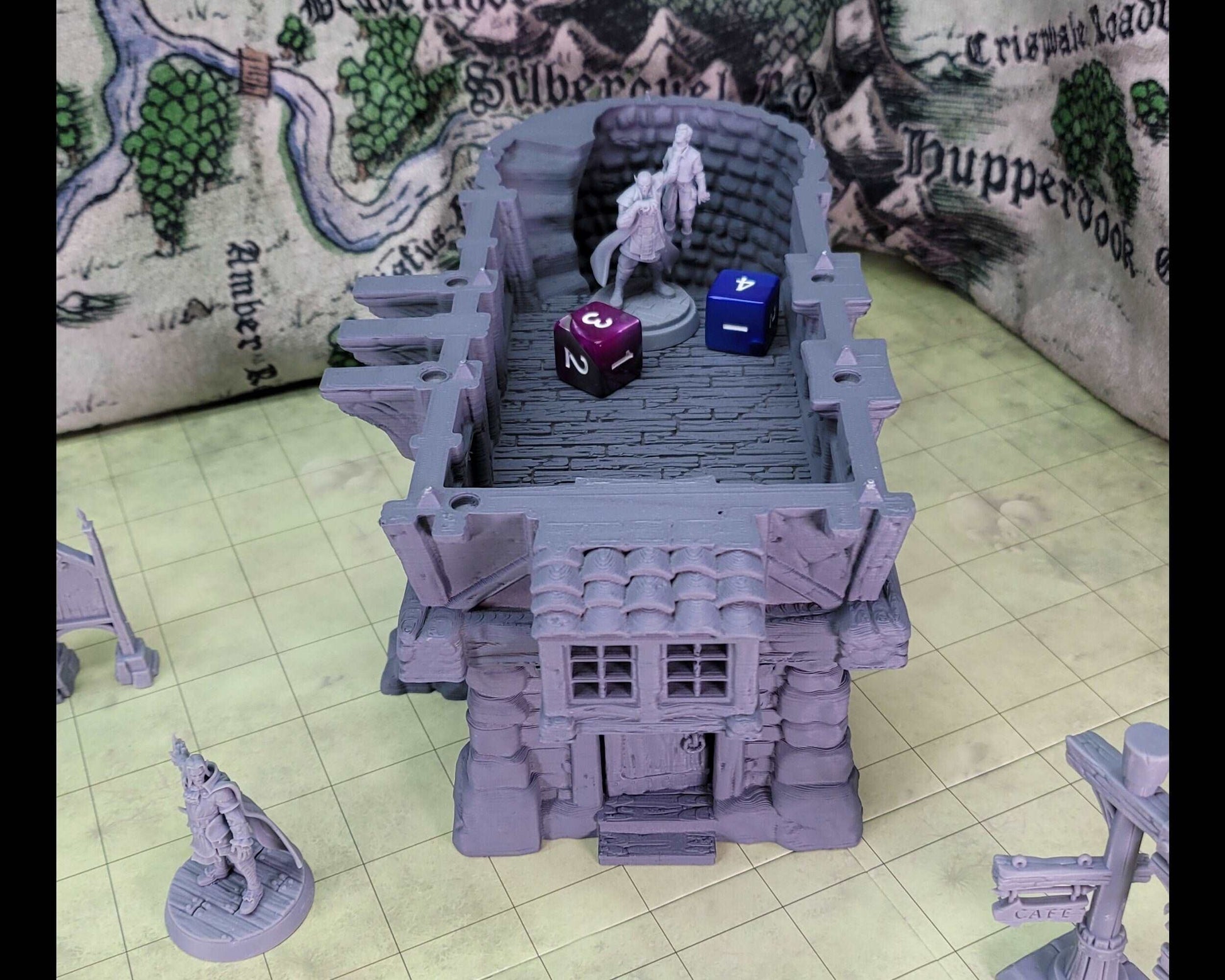 Observatory (DIY or Finished) - Playable D&D Terrain/Scenery (City of Firwood)