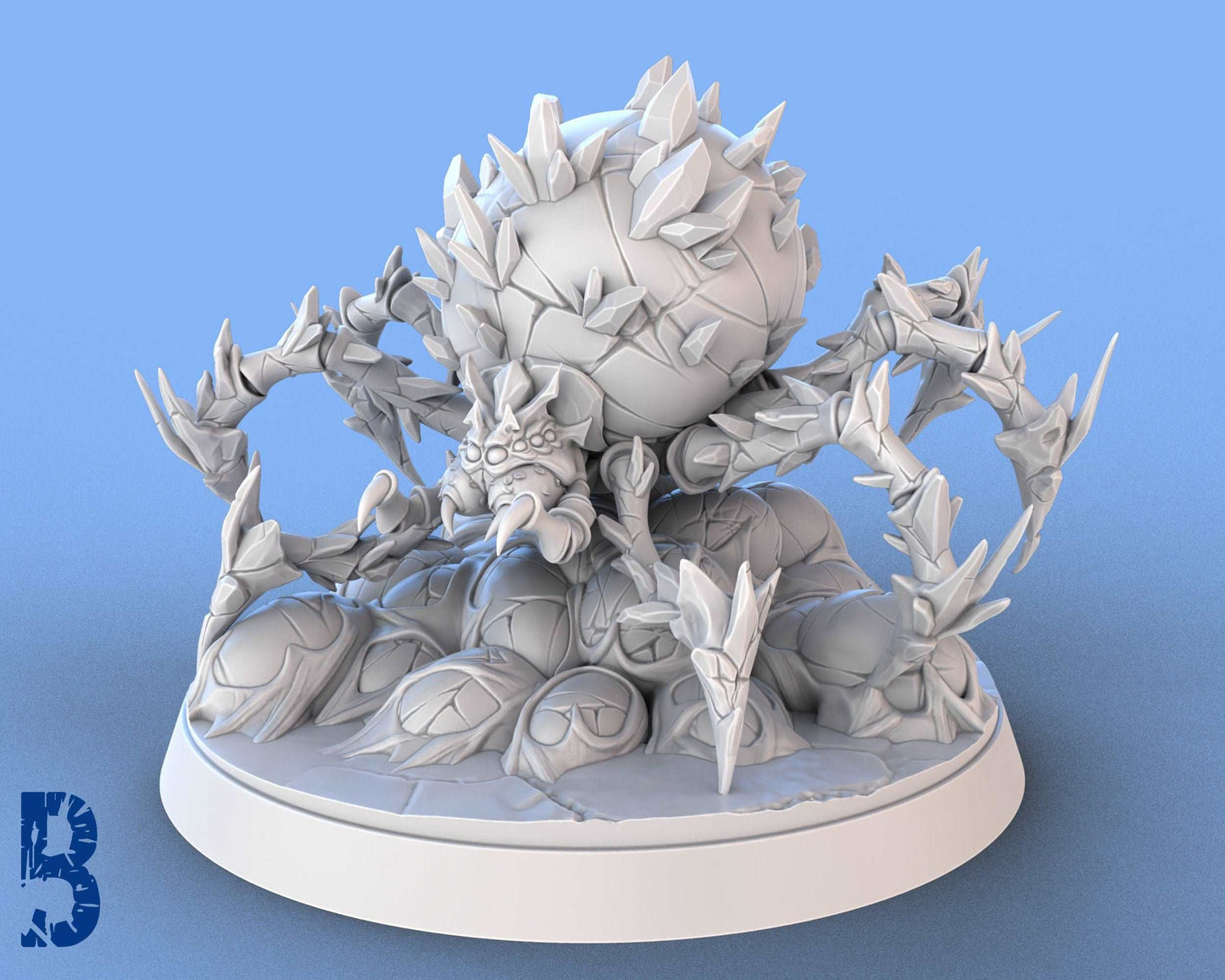 Ice Spiders - High Detail Resin 3D Printed Miniatures