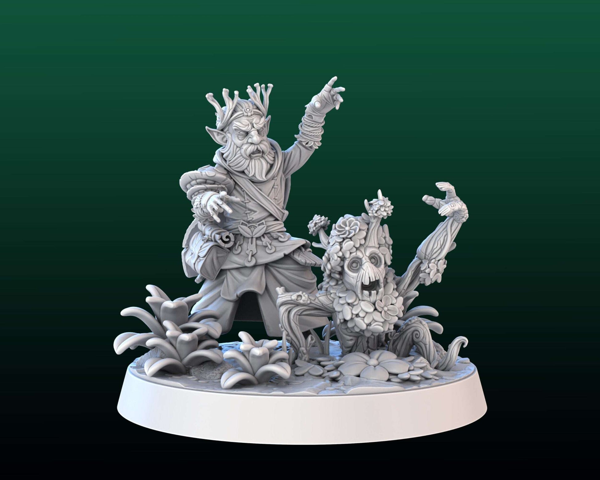 Forest Druid Miniatures - High Detail Resin 3D Printed Miniatures