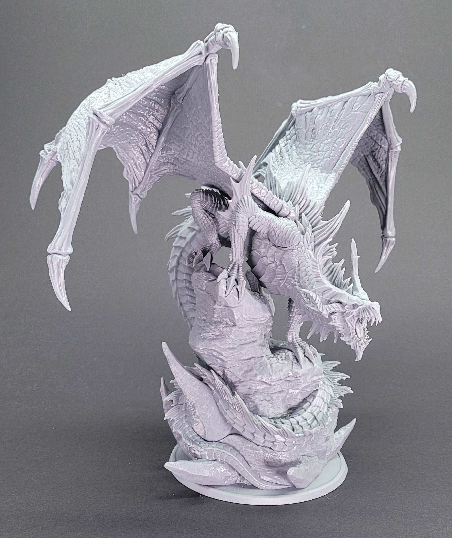 Ancient Red Dragon - Highly Detailed Resin 3D Printed Miniature