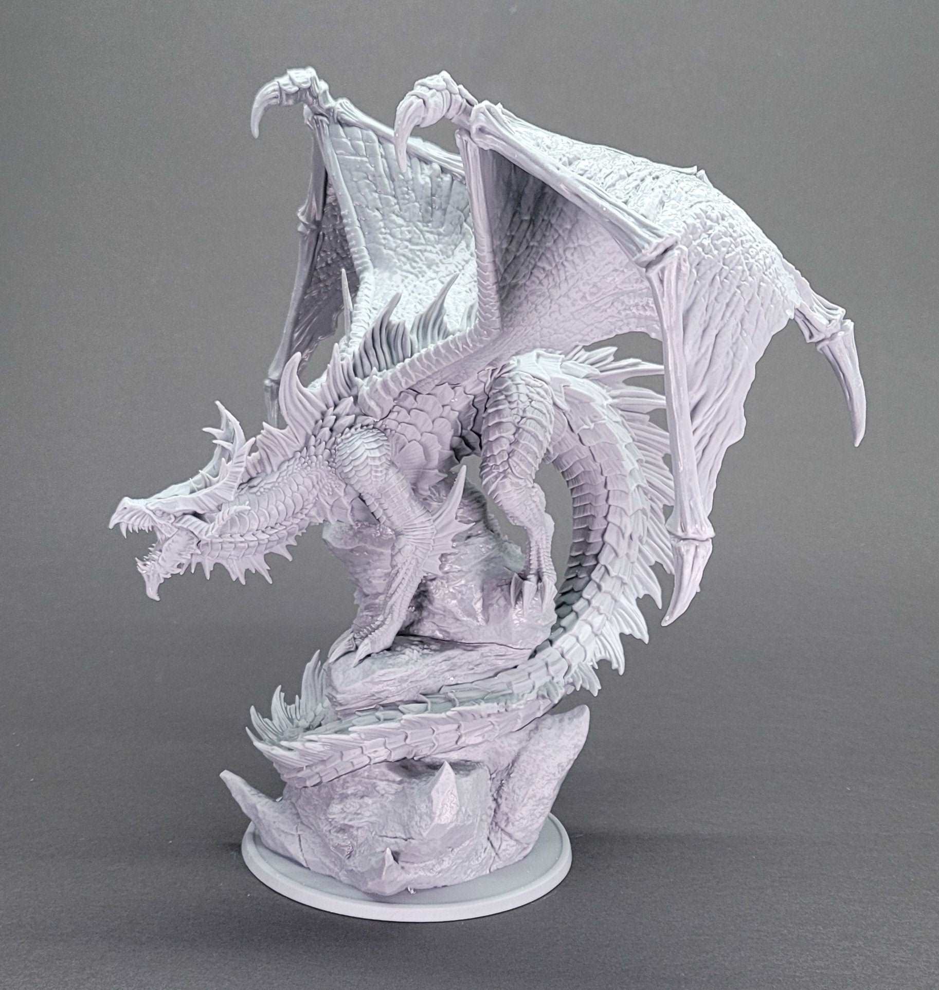 Ancient Red Dragon - Highly Detailed Resin 3D Printed Miniature