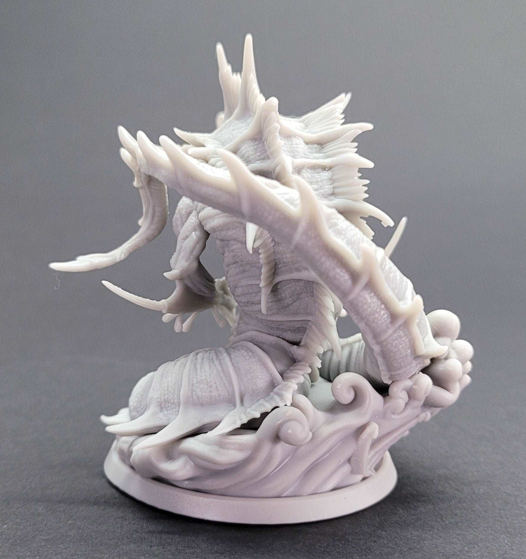 Deep Sea Serpent - Curse of the Drowned Crew - Highly Detailed Resin 3D Printed Miniature