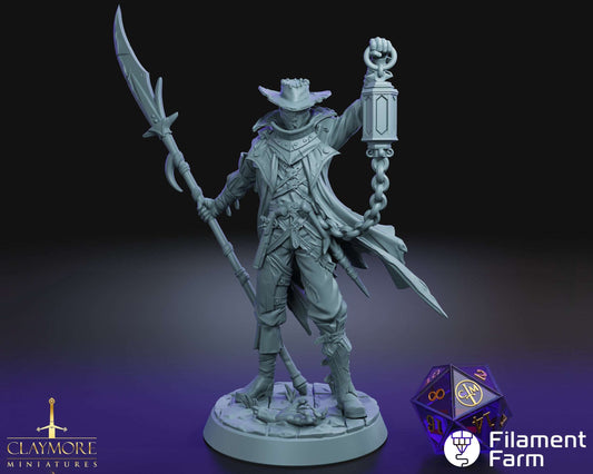 Darius Thorne, Fighter/Hunter - Ascent Into Madness - Highly Detailed Resin 3D Printed Miniature