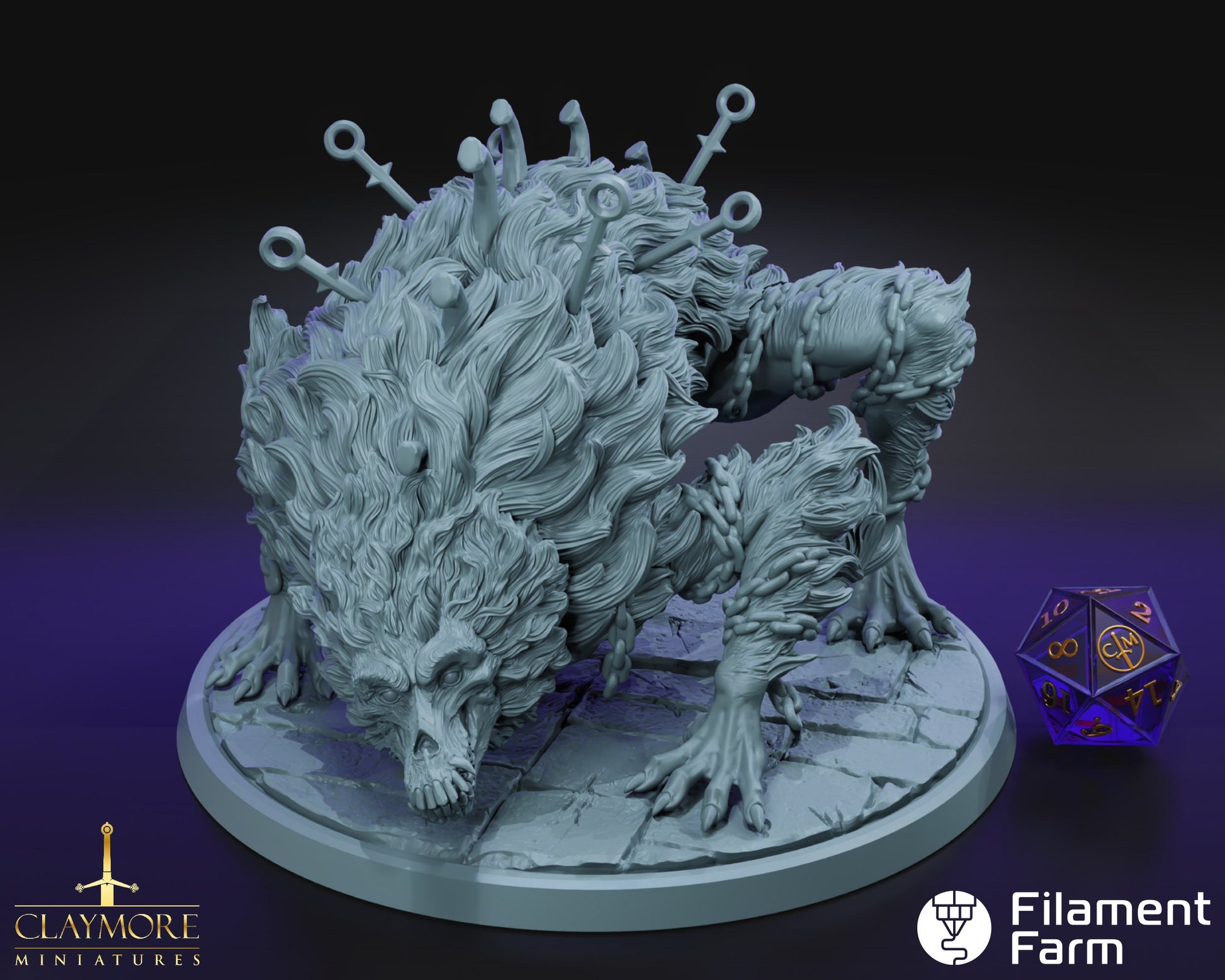 Thunderous Horror - Ascent Into Madness - Highly Detailed Resin 3D Printed Miniature