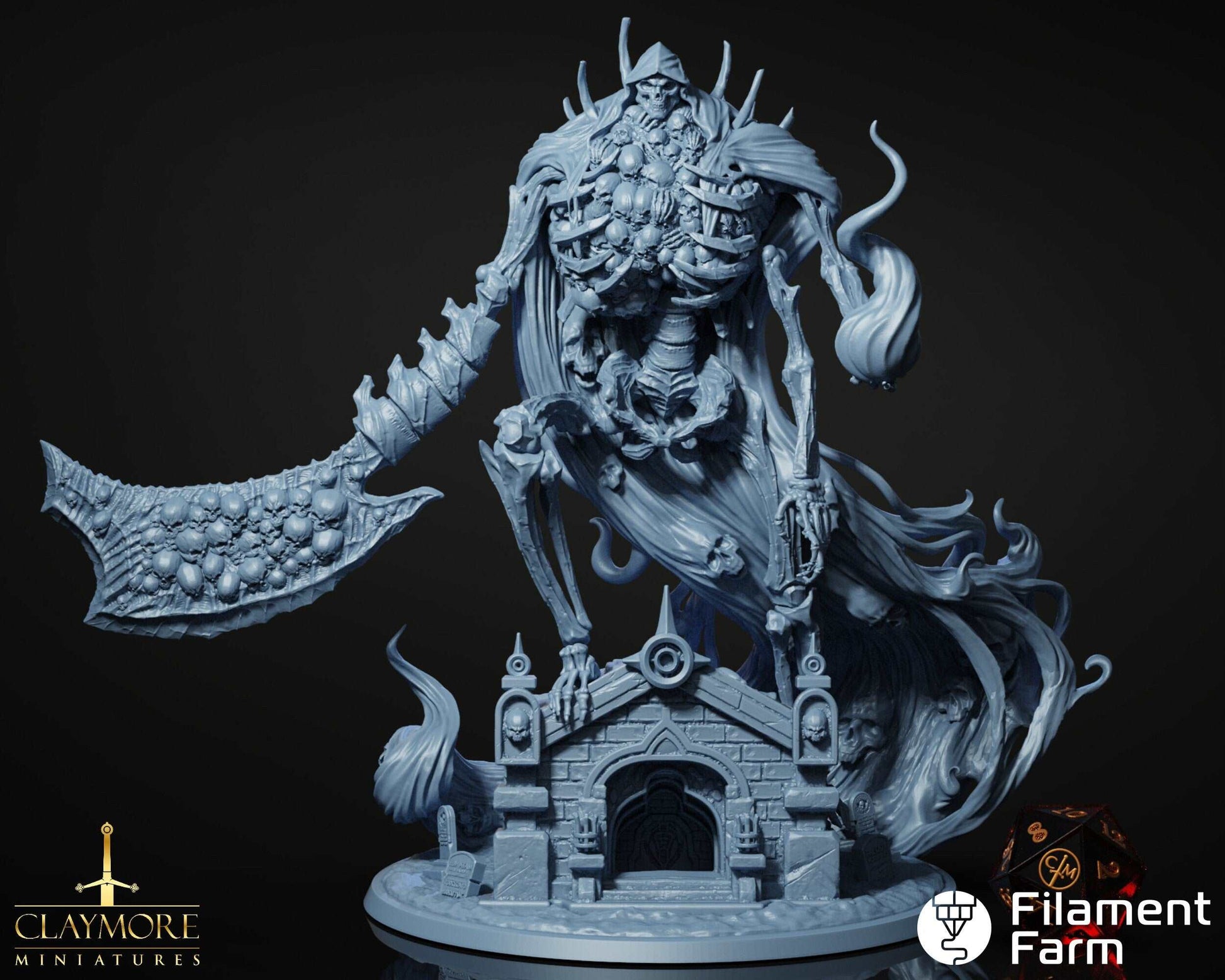 Gravelord - The Archlich's Academy - Highly Detailed Resin 8k 3D Printed Miniature