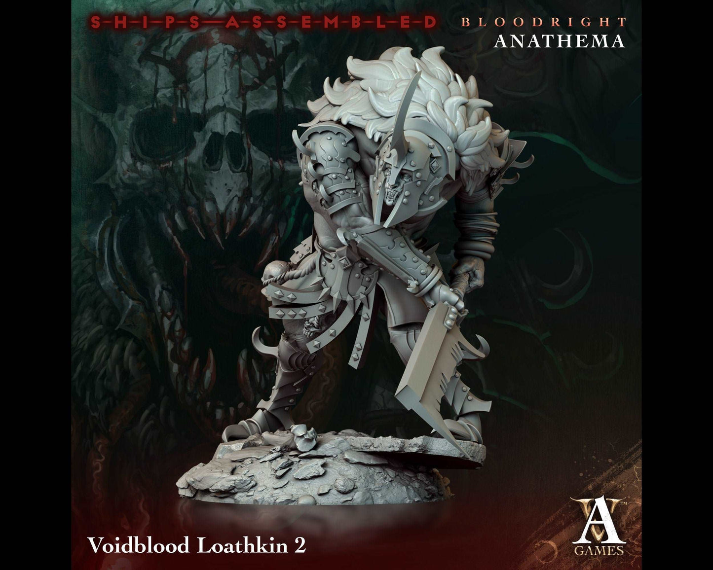 Loathkin 2 - Bloodright Anathema - Highly Detailed Resin 8k 3D Printed Miniature