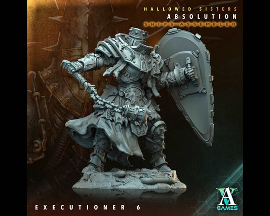 Executioner 6 - Hallowed Sisters - Highly Detailed Resin 8k 3D Printed Miniature