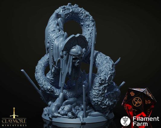 Death Wyrm - Aftermath - Highly Detailed Resin 8k 3D Printed Miniature