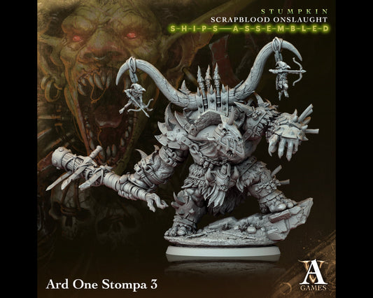 Ard One Stompa 3 - Scrapblood Onslaught - Highly Detailed Resin 8k 3D Printed Miniature