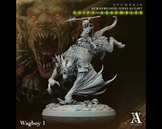 Wagboy 1 - Scrapblood Onslaught - Highly Detailed Resin 8k 3D Printed Miniature