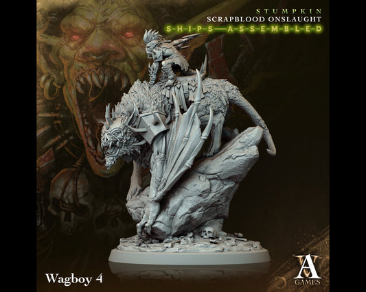 Wagboy 4 - Scrapblood Onslaught - Highly Detailed Resin 8k 3D Printed Miniature
