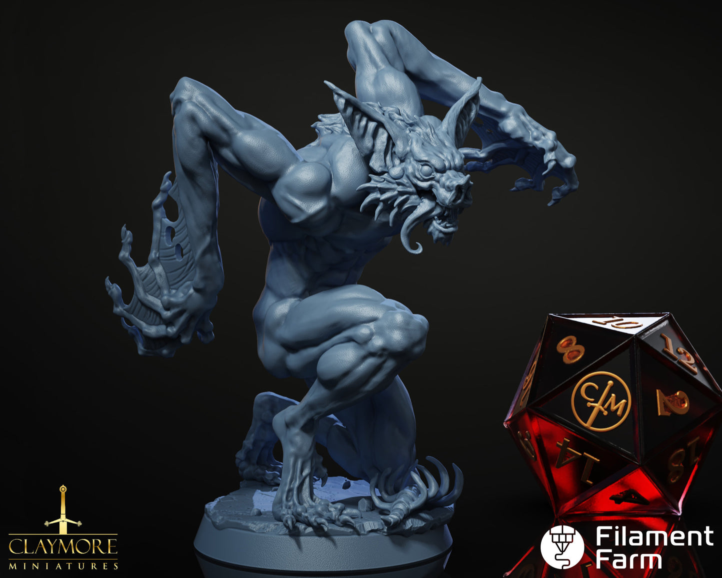 Strigoi - Asylum of Nightmares - Highly Detailed Resin 8k 3D Printed Miniature