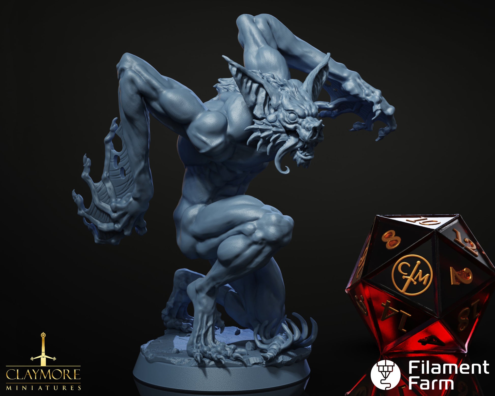 Strigoi - Asylum of Nightmares - Highly Detailed Resin 8k 3D Printed Miniature