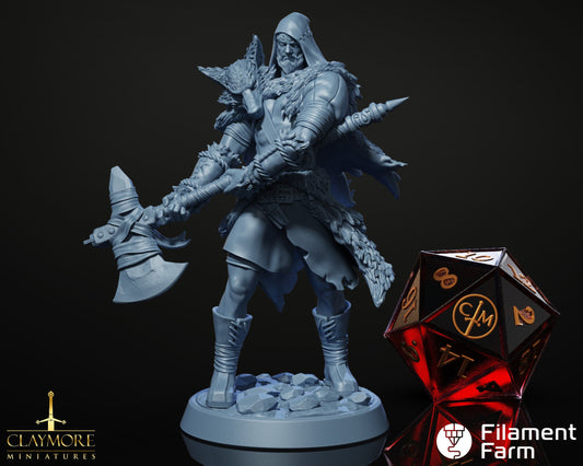 Wulfgar's Apprentice - The Crimson Howling - Highly Detailed Resin 8k 3D Printed Miniature