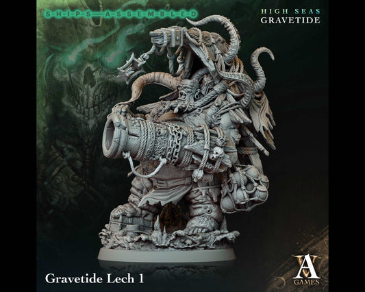 Lech 1 - High Seas: Gravetide- Highly Detailed Resin 8k 3D Printed Miniature