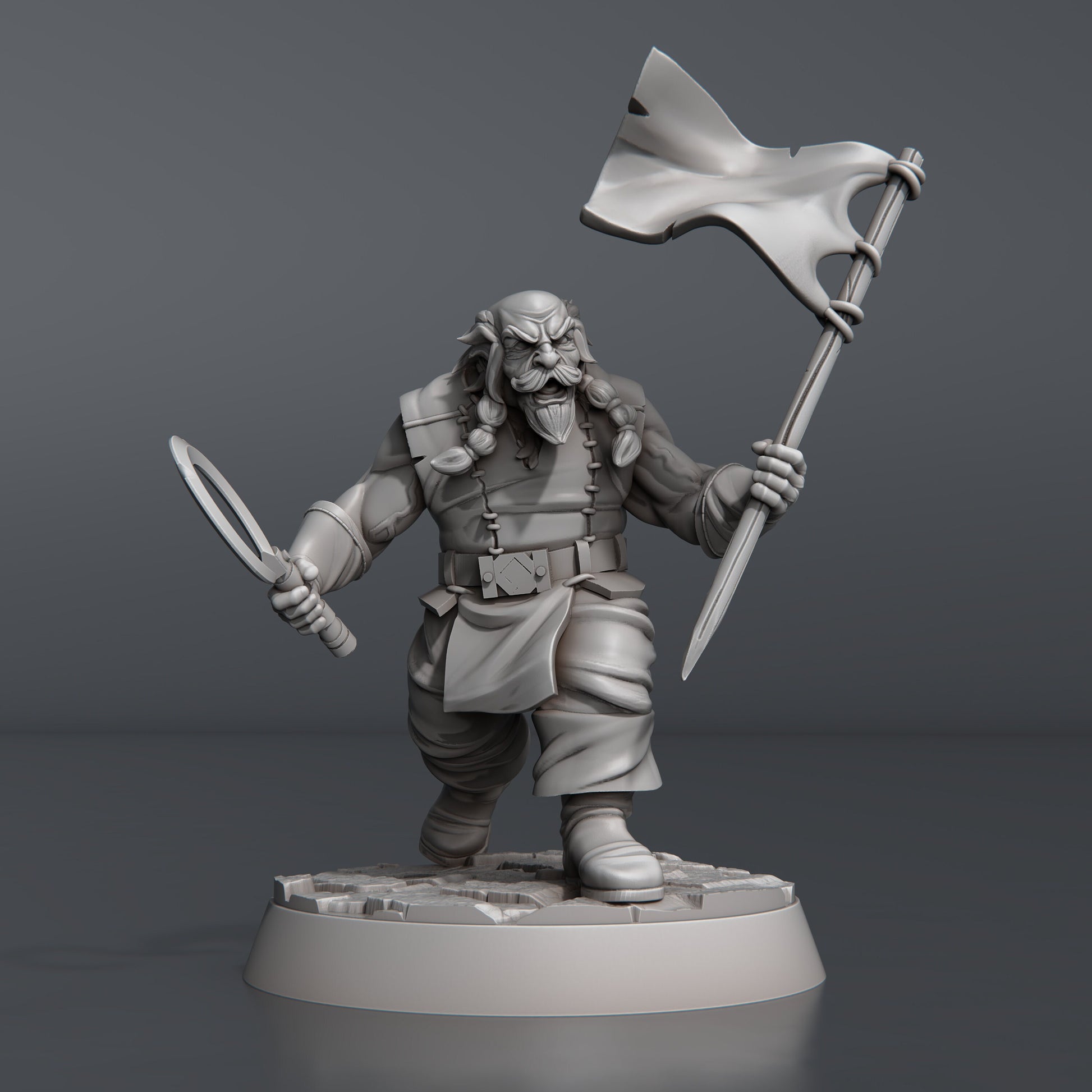 Town Riot Set- Highly Detailed Resin 8k 3D Printed Miniature