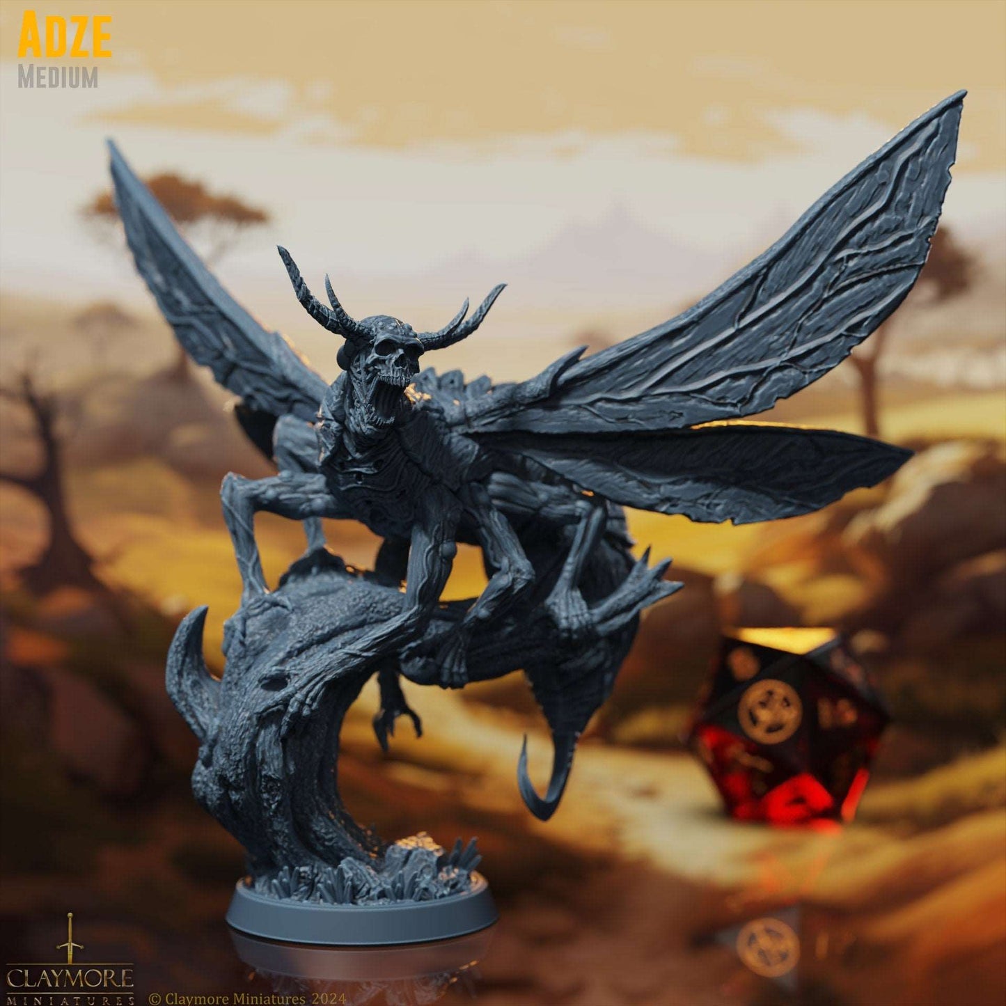 Adze - Rise of the Sun Warriors - Highly Detailed Resin 8k 3D Printed Miniature