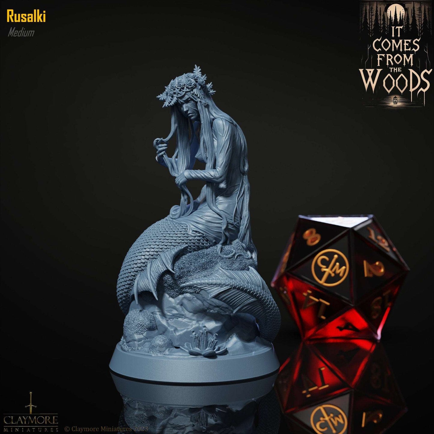 Rusalki - It Comes From The Woods - Highly Detailed Resin 8k 3D Printed Miniature