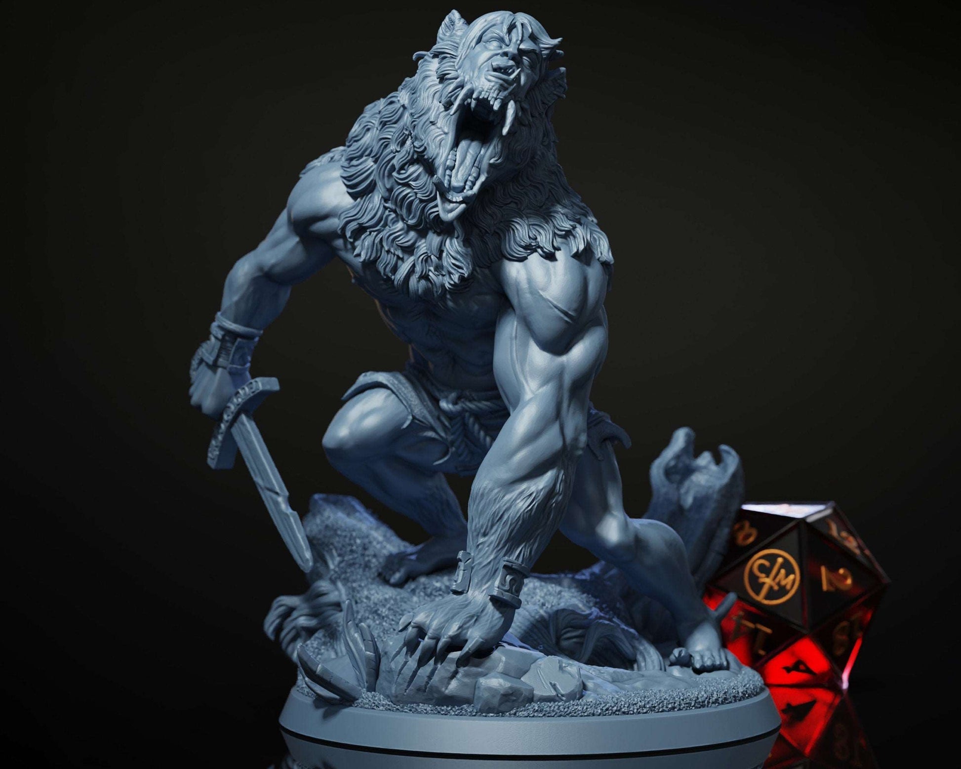 Mukh'Raz, The Tormented - It Comes From The Woods - Highly Detailed Resin 8k 3D Printed Miniature