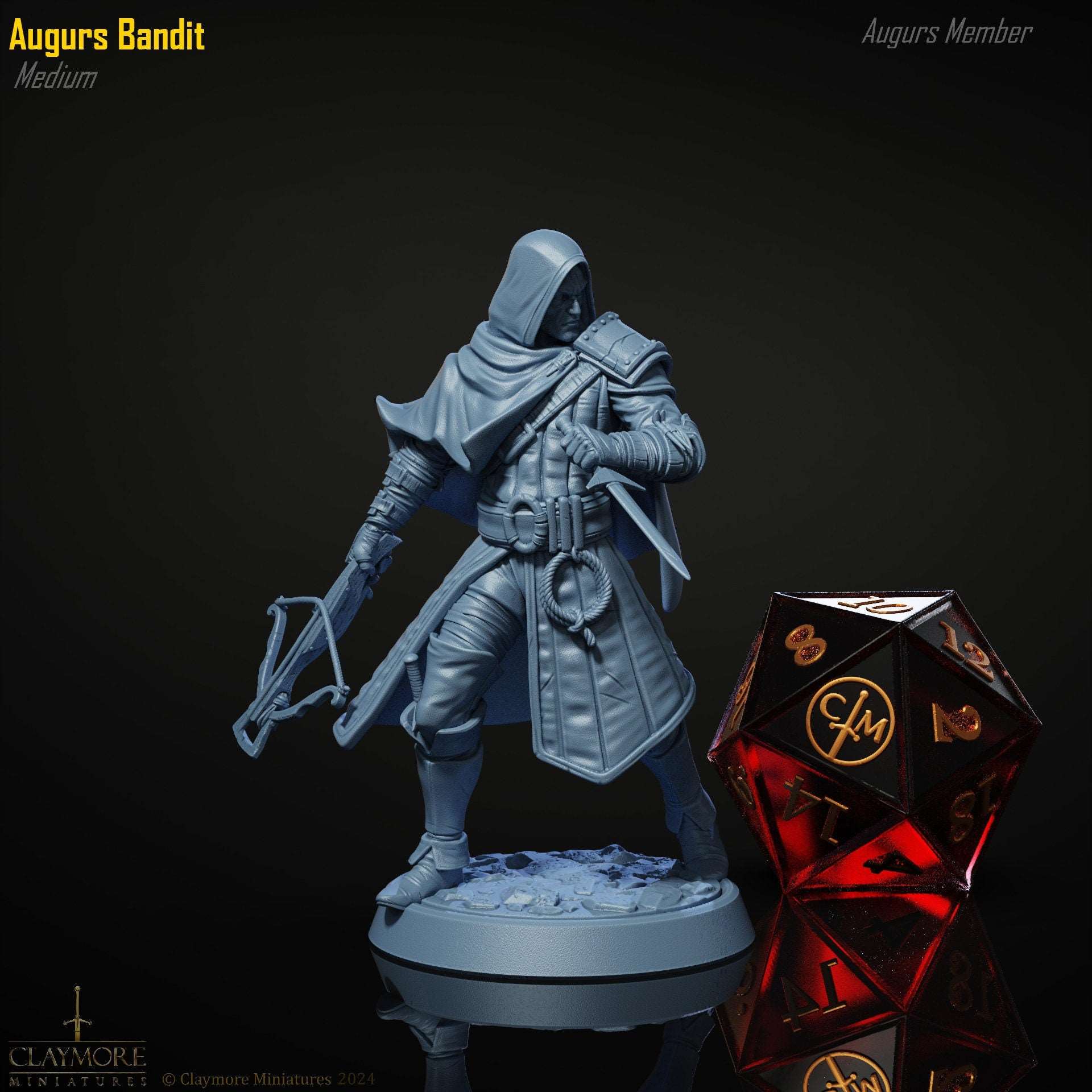 Augurs Bandit - Heist at Dragon's Keep - Highly Detailed Resin 8k 3D Printed Miniature