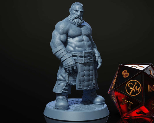 Bare-Knuckle Brawler - Heist at Dragon's Keep - Highly Detailed Resin 8k 3D Printed Miniature