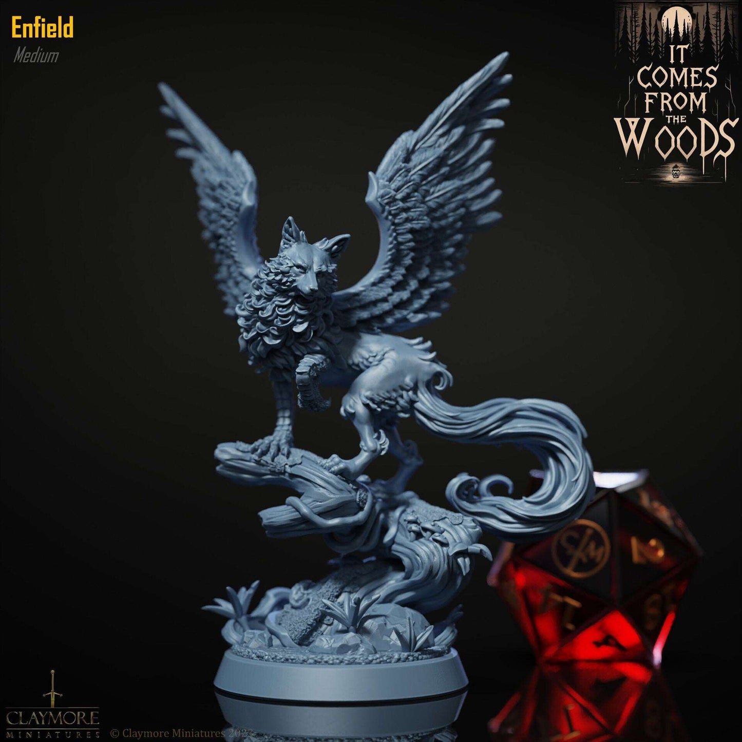 Enfield - It Comes From The Woods - Highly Detailed Resin 8k 3D Printed Miniature