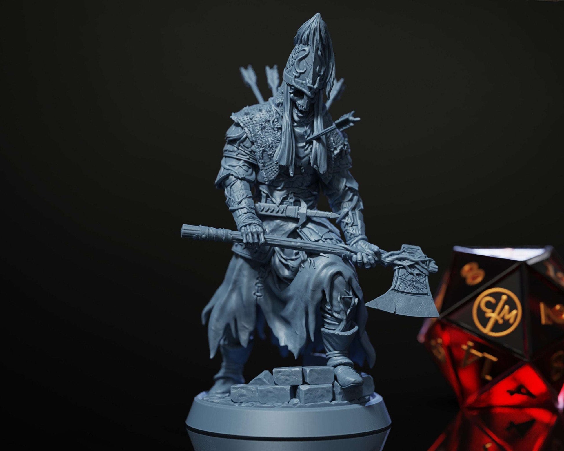 Forgotten Hero - It Comes From The Woods - Highly Detailed Resin 8k 3D Printed Miniature