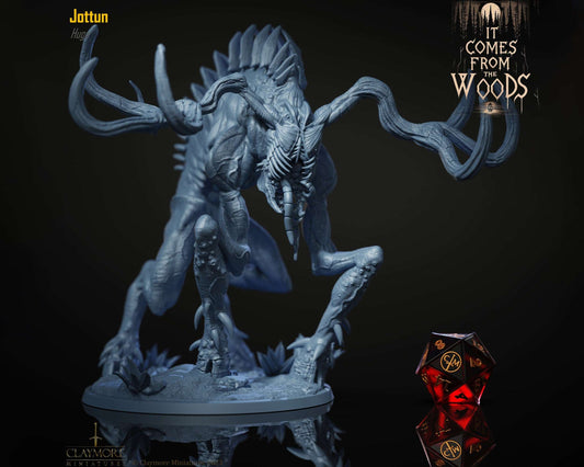 Jottun - It Came From The Woods - Highly Detailed Resin 8k 3D Printed Miniature