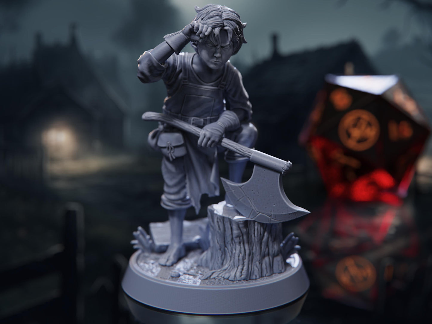 Possessed Brother - Harvest of Dread - Highly Detailed Resin 8k 3D Printed Miniature