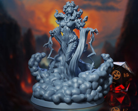 Air Elemental - Elemental Cataclysm - Highly Detailed Resin 8k 3D Printed Miniature